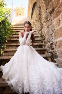 Lace Bridal Dress with Sleeves